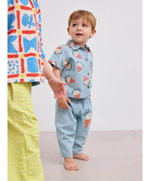BOBO CHOSES(ボボショーズ)の「Morning Egg denim pants(その他ベビーウェア・キッズ・サックスブルー・80/90)」の11枚目の写真