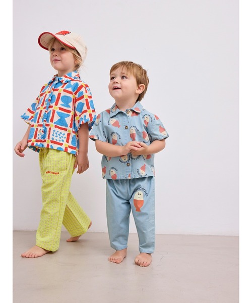 BOBO CHOSES(ボボショーズ)の「Morning Egg denim pants(その他ベビーウェア・キッズ・サックスブルー・80/90)」の3枚目の写真