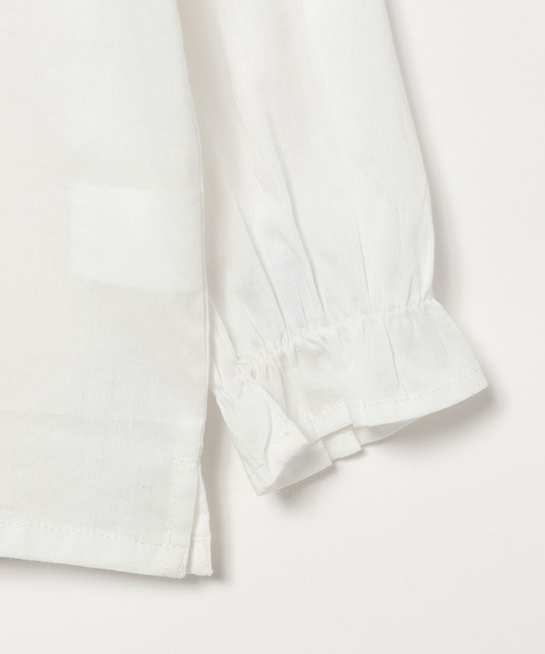 FOUND GOOD（ファウンドグッド）の「G/スカラップブラウス（シャツ/ブラウス・キッズ・ホワイト系5/ブラック・140cm/130cm/150cm/120cm）」の12枚目の写真