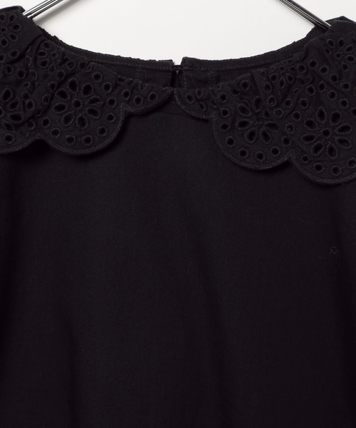 FOUND GOOD（ファウンドグッド）の「G/スカラップブラウス（シャツ/ブラウス・キッズ・ホワイト系5/ブラック・140cm/130cm/150cm/120cm）」の19枚目の写真