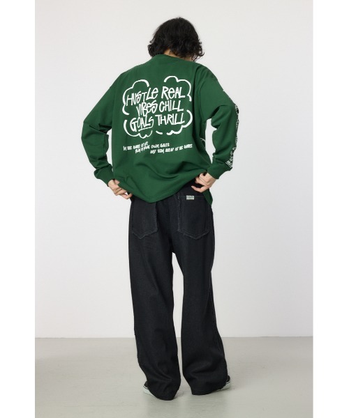 RODEO CROWNS WIDE BOWL（ロデオクラウンズワイドボウル）の「フリンジストレートデニムパンツ（デニムパンツ・メンズ・ブルー/ブラック・MEDIUM/LARGE）」の8枚目の写真