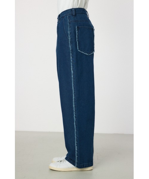 RODEO CROWNS WIDE BOWL（ロデオクラウンズワイドボウル）の「フリンジストレートデニムパンツ（デニムパンツ・メンズ・ブルー/ブラック・MEDIUM/LARGE）」の15枚目の写真