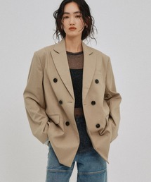 YOOU（ユー）の「Cut out jaket（カットアウトジャケット）（テーラードジャケット）」