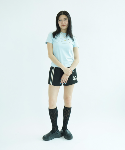Kijun(キジュン)の「Kijun/キジュン Planet T-Shirt(Tシャツ/カットソー・レディース・スカイブルー/ホワイト・SMALL)」の13枚目の写真