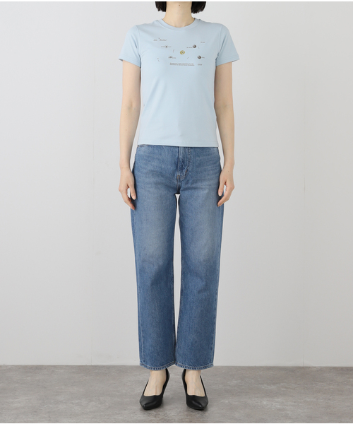 Kijun(キジュン)の「Kijun/キジュン Planet T-Shirt(Tシャツ/カットソー・レディース・スカイブルー/ホワイト・SMALL)」の17枚目の写真