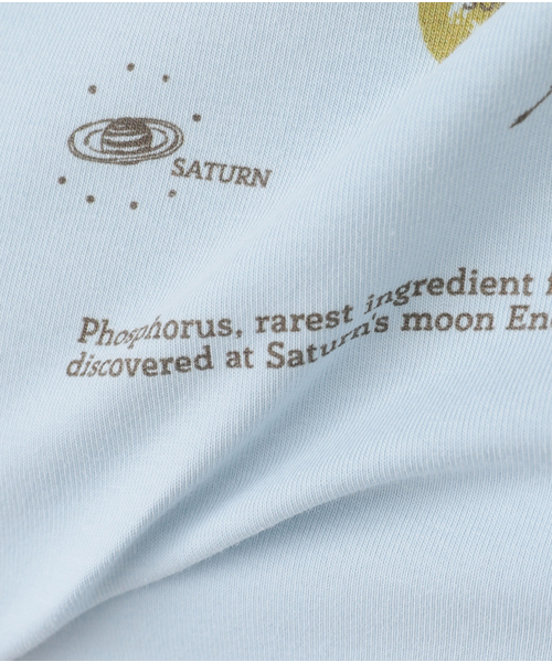 Kijun(キジュン)の「Kijun/キジュン Planet T-Shirt(Tシャツ/カットソー・レディース・スカイブルー/ホワイト・SMALL)」の18枚目の写真