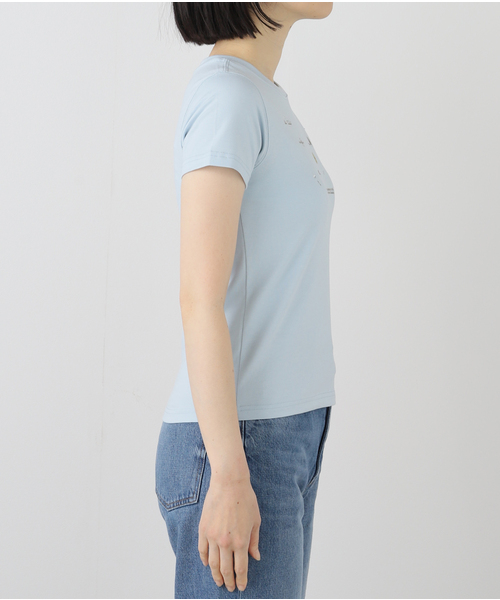 Kijun(キジュン)の「Kijun/キジュン Planet T-Shirt(Tシャツ/カットソー・レディース・スカイブルー/ホワイト・SMALL)」の19枚目の写真