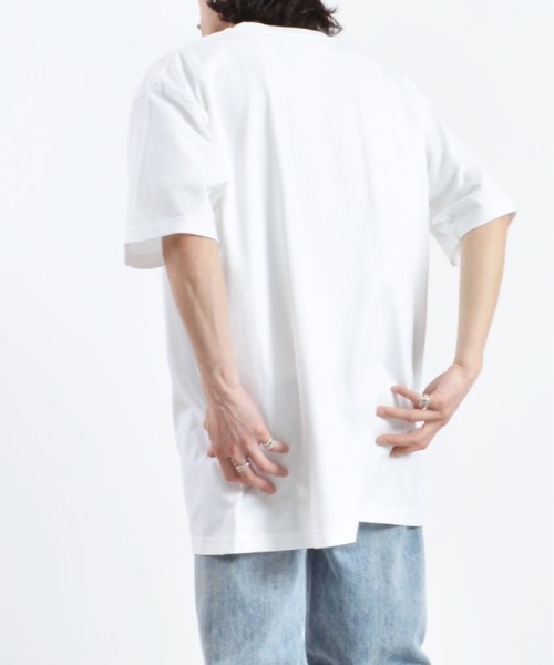 MODISH GAZE(モディシュガゼ)の「【MODISH GAZE】COMFYグラフィックプリントTシャツ(CP)(Tシャツ/カットソー・レディース・ブラック/ホワイト・L/XL/M)」の9枚目の写真