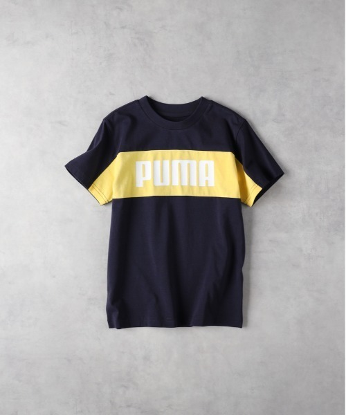 PUMA（プーマ）の「【PUMA】ブロック切り替えＴシャツ（Tシャツ/カットソー・キッズ・ブラック/オレンジ/ネイビー・160/150/140/130）」の3枚目の写真