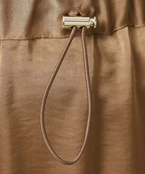 ITS'DEMO（イッツデモ）の「【ウエストゴム／手洗い可】サテンパンツ（その他パンツ・レディース・ナチュラル/キャメル・00）」の15枚目の写真