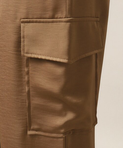 ITS'DEMO（イッツデモ）の「【ウエストゴム／手洗い可】サテンパンツ（その他パンツ・レディース・ナチュラル/キャメル・00）」の18枚目の写真