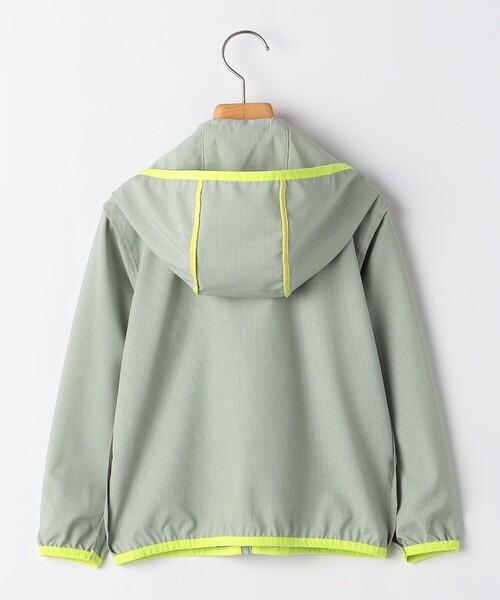 SHIPS（シップス）の「SHIPS KIDS:140～160cm /〈UVカット〉ジップ パーカー（パーカー・キッズ・ベージュ/ライトグリーン・140/150/160）」の10枚目の写真