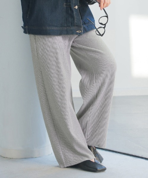 HUG.U（ハグユー）の「マタニティOK 楽ゴム セルフカットパンツ（その他パンツ・レディース・ブラック/イエロー/グリーン/ブルー/グレー/ライトブラウン/グレイッシュベージュ/ワイン・S/M/L）」の13枚目の写真