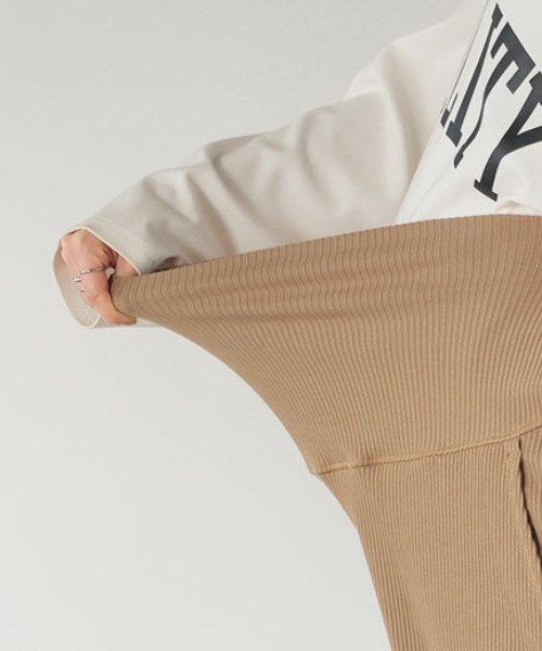 HUG.U（ハグユー）の「マタニティOK 楽ゴム セルフカットパンツ（その他パンツ・レディース・ブラック/イエロー/グリーン/ブルー/グレー/ライトブラウン/グレイッシュベージュ/ワイン・S/M/L）」の19枚目の写真