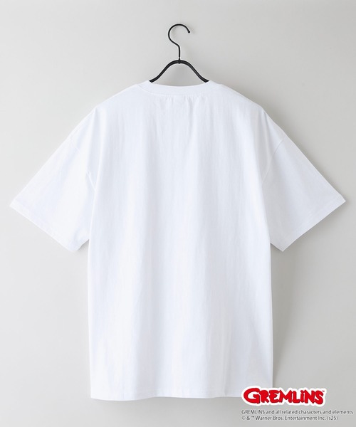 JEANS MATE(ジーンズメイト)の「【Gremlins/グレムリン】オリジナルデザインTシャツ ギズモ ドロップショルダー ビッグシルエット ユニセックス(Tシャツ/カットソー・メンズ・ベージュ系その他/パープル系その他/ブルー系その他2/ブラック系その他/ホワイト系その他2/ホワイト系その他3/ブラック系その他3/ベージュ系その他3・MEDIUM/X-LARGE/LARGE/SMALL)」の10枚目の写真