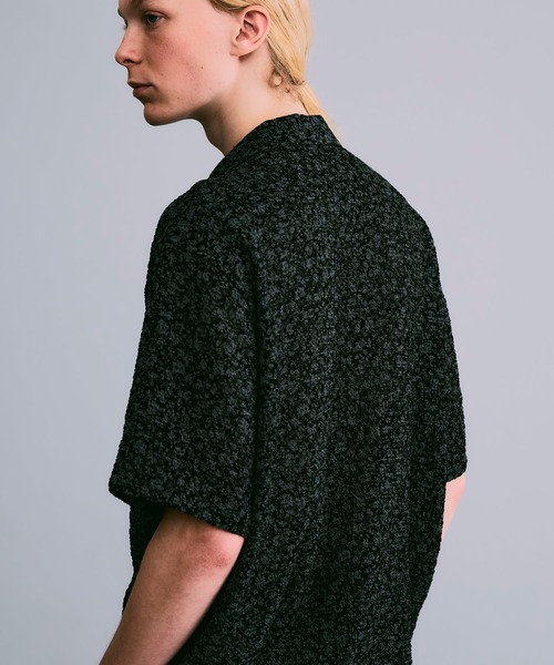 NOISE MAKER（ノイズメーカー）の「ストレッチシアーサッカーオープンカラーシャツ【MADE IN JAPAN】（シャツ/ブラウス・メンズ・グレー・L/M/XL）」の11枚目の写真