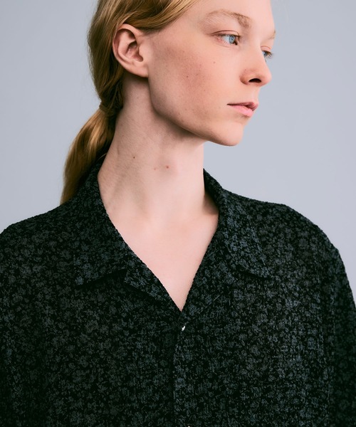 NOISE MAKER（ノイズメーカー）の「ストレッチシアーサッカーオープンカラーシャツ【MADE IN JAPAN】（シャツ/ブラウス・メンズ・グレー・L/M/XL）」の10枚目の写真