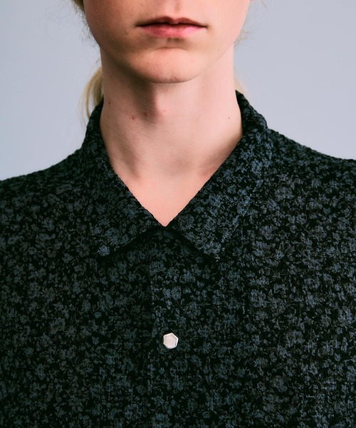 NOISE MAKER（ノイズメーカー）の「ストレッチシアーサッカーオープンカラーシャツ【MADE IN JAPAN】（シャツ/ブラウス・メンズ・グレー・L/M/XL）」の13枚目の写真