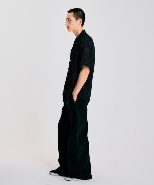 NOISE MAKER（ノイズメーカー）の「ストレッチシアーサッカーオープンカラーシャツ【MADE IN JAPAN】（シャツ/ブラウス・メンズ・グレー・L/M/XL）」の2枚目の写真