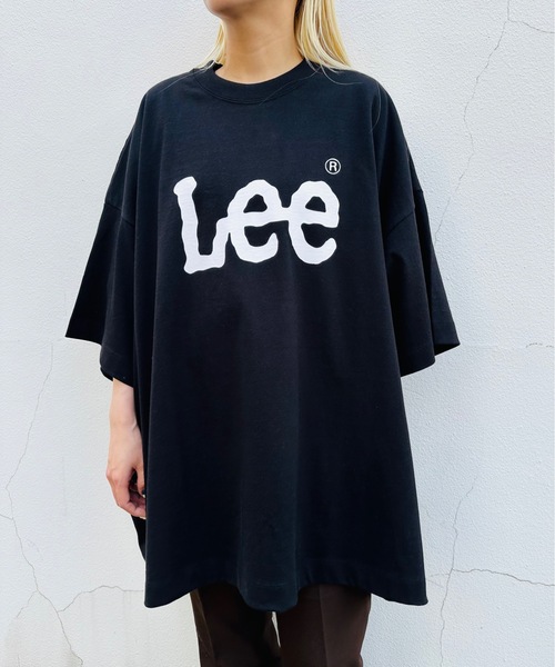 Lee(リー)の「LEE / SUPERSIZED LEE LOGO S/S TEE / LT3196(Tシャツ/カットソー・レディース・ブラック/ホワイト/グレー/ネイビー・FREE)」の12枚目の写真