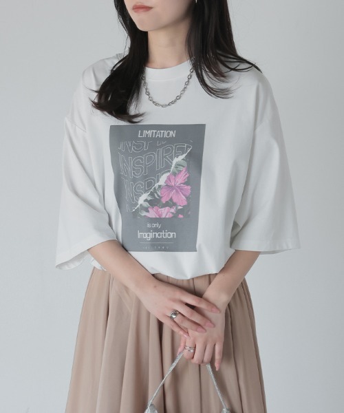 HUG.U(ハグユー)の「選べる プリントTシャツ 半袖ver.(Tシャツ/カットソー・レディース・A/E/B/C/D/F/G・FREE)」の4枚目の写真