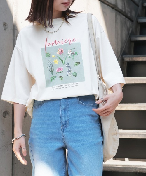 HUG.U(ハグユー)の「選べる プリントTシャツ 半袖ver.(Tシャツ/カットソー・レディース・A/E/B/C/D/F/G・FREE)」の9枚目の写真