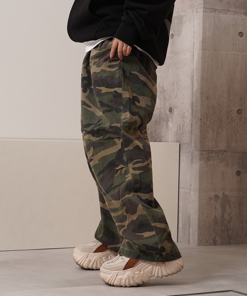 Laufer(ロイファー)の「【Laufer】 カモフラ柄 パラシュートパンツ / Camouflage Parachute Pants(その他パンツ・メンズ・グリーン系カモフラージュ/ブラウン系カモフラージュ・L/M)」の7枚目の写真