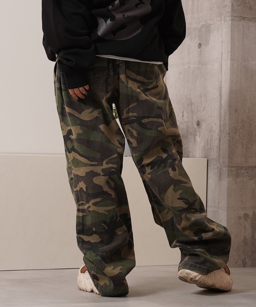 Laufer(ロイファー)の「【Laufer】 カモフラ柄 パラシュートパンツ / Camouflage Parachute Pants(その他パンツ・メンズ・グリーン系カモフラージュ/ブラウン系カモフラージュ・L/M)」の6枚目の写真