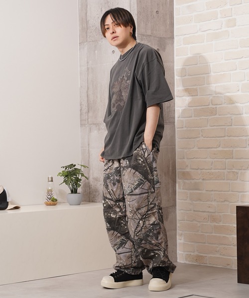セール】【Laufer】 カモフラ柄 パラシュートパンツ / Camouflage セール】【Laufer】 カモフラ柄 パラシュートパンツ / Camouflage