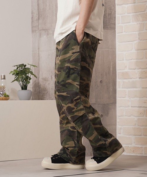 Laufer(ロイファー)の「【Laufer】 カモフラ柄 パラシュートパンツ / Camouflage Parachute Pants(その他パンツ・メンズ・グリーン系カモフラージュ/ブラウン系カモフラージュ・L/M)」の12枚目の写真