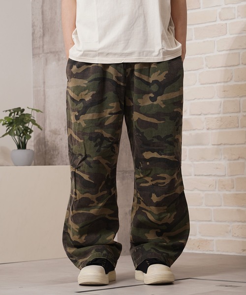 Laufer(ロイファー)の「【Laufer】 カモフラ柄 パラシュートパンツ / Camouflage Parachute Pants(その他パンツ・メンズ・グリーン系カモフラージュ/ブラウン系カモフラージュ・L/M)」の11枚目の写真