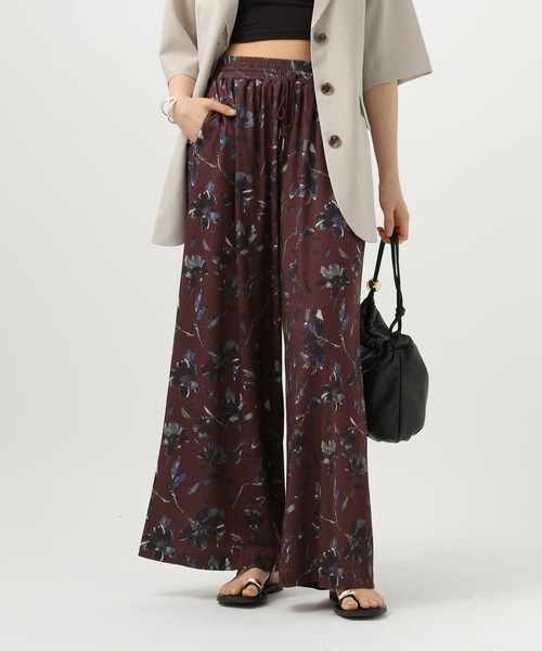 BAYFLOW（ベイフロー）の「[夏も快適な肌ざわり]アソート柄リラックスパンツ（その他パンツ・レディース・ブラック/グリーン/ピンク/ネイビー/ブルー/エンジ/ベージュ・SMALL/MEDIUM）」の7枚目の写真