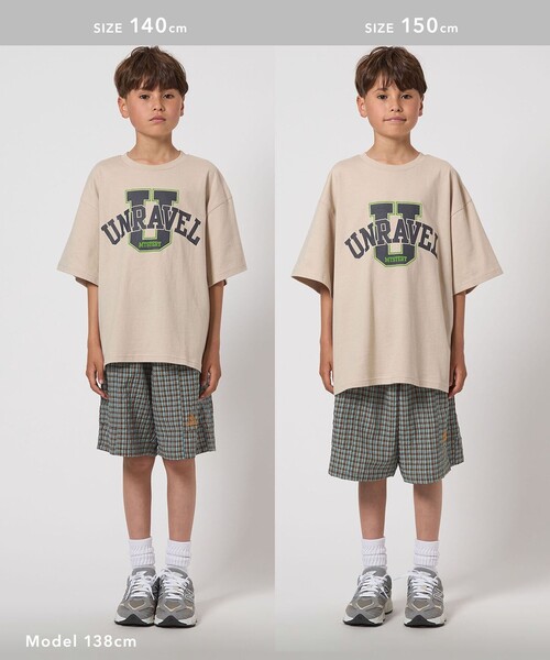 Emi38GREEN LABEL RELAXING 男の子　120 セール】チェック ビッグポケット ショートパンツ / キッズ