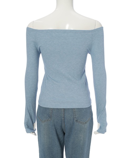 オフショル トップス ドロストオフショルカットTOPS(M GRAY): トップス｜PMbox