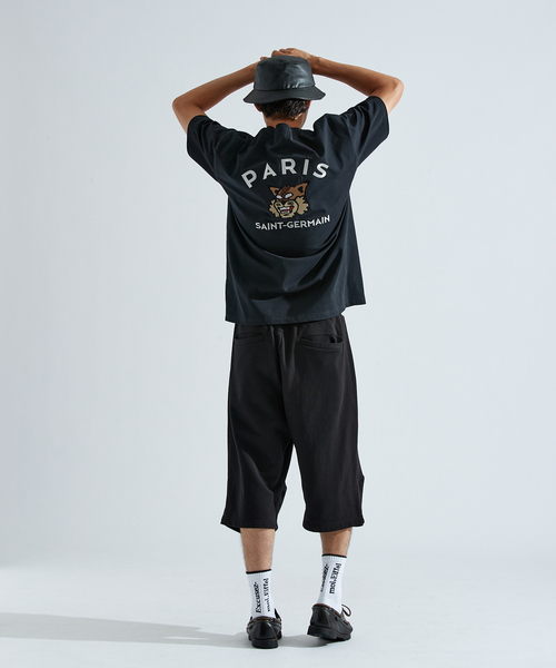 PARIS SAINT-GERMAIN（パリサンジェルマン）の「【Paris Saint-Germain】カレッジロゴ刺しゅう Tシャツ（Tシャツ/カットソー・メンズ・ブラック/ホワイト/ライトグレー・LARGE/MEDIUM/SMALL/X-LARGE）」の6枚目の写真