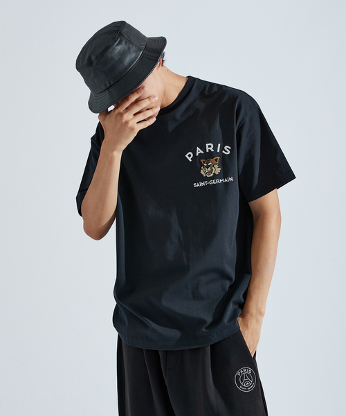 PARIS SAINT-GERMAIN（パリサンジェルマン）の「【Paris Saint-Germain】カレッジロゴ刺しゅう Tシャツ（Tシャツ/カットソー・メンズ・ブラック/ホワイト/ライトグレー・LARGE/MEDIUM/SMALL/X-LARGE）」の9枚目の写真