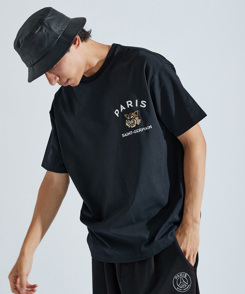 PARIS SAINT-GERMAIN（パリサンジェルマン）の「【Paris Saint-Germain】カレッジロゴ刺しゅう Tシャツ（Tシャツ/カットソー・メンズ・ブラック/ホワイト/ライトグレー・LARGE/MEDIUM/SMALL/X-LARGE）」の10枚目の写真