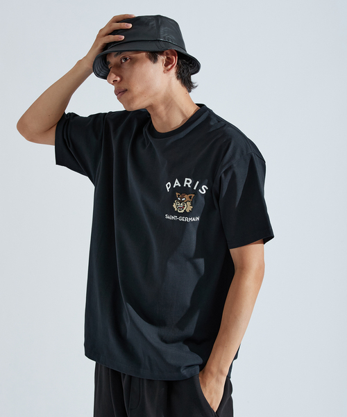 PARIS SAINT-GERMAIN（パリサンジェルマン）の「【Paris Saint-Germain】カレッジロゴ刺しゅう Tシャツ（Tシャツ/カットソー・メンズ・ブラック/ホワイト/ライトグレー・LARGE/MEDIUM/SMALL/X-LARGE）」の11枚目の写真