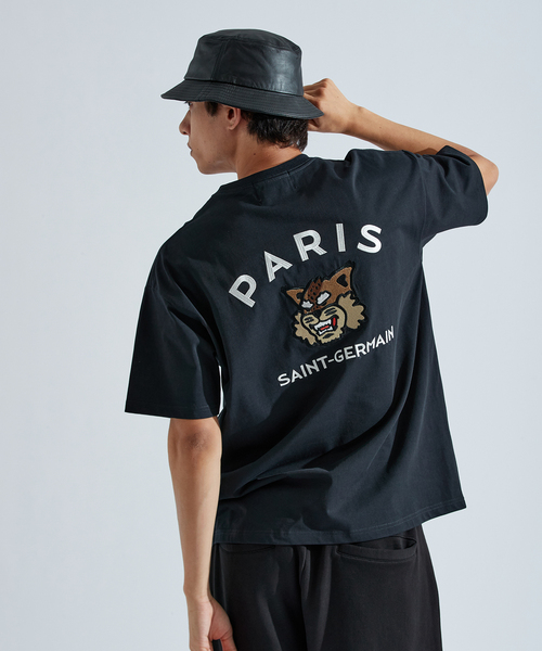PARIS SAINT-GERMAIN（パリサンジェルマン）の「【Paris Saint-Germain】カレッジロゴ刺しゅう Tシャツ（Tシャツ/カットソー・メンズ・ブラック/ホワイト/ライトグレー・LARGE/MEDIUM/SMALL/X-LARGE）」の12枚目の写真