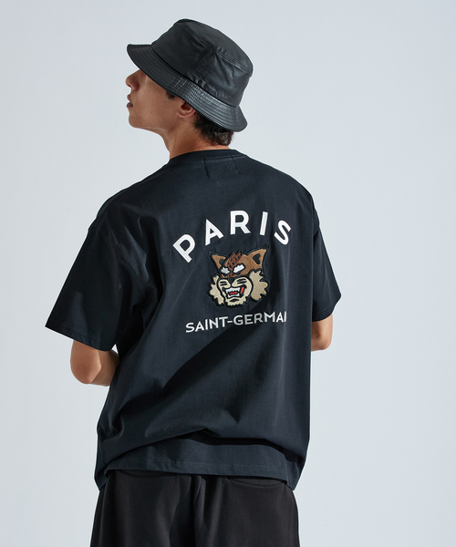 PARIS SAINT-GERMAIN（パリサンジェルマン）の「【Paris Saint-Germain】カレッジロゴ刺しゅう Tシャツ（Tシャツ/カットソー・メンズ・ブラック/ホワイト/ライトグレー・LARGE/MEDIUM/SMALL/X-LARGE）」の13枚目の写真