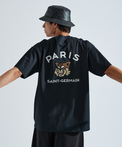 PARIS SAINT-GERMAIN（パリサンジェルマン）の「【Paris Saint-Germain】カレッジロゴ刺しゅう Tシャツ（Tシャツ/カットソー・メンズ・ブラック/ホワイト/ライトグレー・LARGE/MEDIUM/SMALL/X-LARGE）」の14枚目の写真