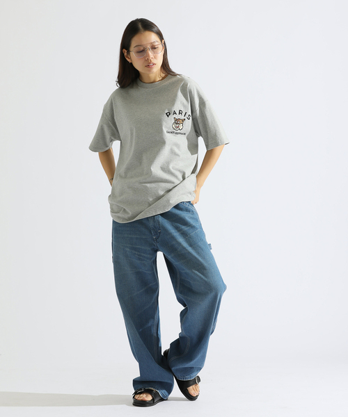 PARIS SAINT-GERMAIN（パリサンジェルマン）の「【Paris Saint-Germain】カレッジロゴ刺しゅう Tシャツ（Tシャツ/カットソー・メンズ・ブラック/ホワイト/ライトグレー・LARGE/MEDIUM/SMALL/X-LARGE）」の17枚目の写真