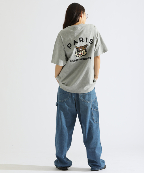 PARIS SAINT-GERMAIN（パリサンジェルマン）の「【Paris Saint-Germain】カレッジロゴ刺しゅう Tシャツ（Tシャツ/カットソー・メンズ・ブラック/ホワイト/ライトグレー・LARGE/MEDIUM/SMALL/X-LARGE）」の20枚目の写真