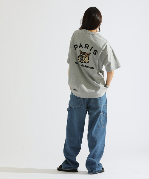 PARIS SAINT-GERMAIN（パリサンジェルマン）の「【Paris Saint-Germain】カレッジロゴ刺しゅう Tシャツ（Tシャツ/カットソー・メンズ・ブラック/ホワイト/ライトグレー・LARGE/MEDIUM/SMALL/X-LARGE）」の21枚目の写真