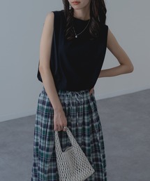 refinedworks | 【TROISSIX by refinedworks】すっきり みえる ノースリーブ トップス(Tシャツ/カットソー)