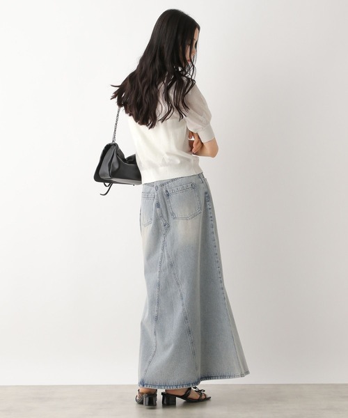 Heather（ヘザー）の「リボンジャガードカーディガン　452822（カーディガン/ボレロ・レディース・ブラック/レッド/オフホワイト・FREE）」の6枚目の写真