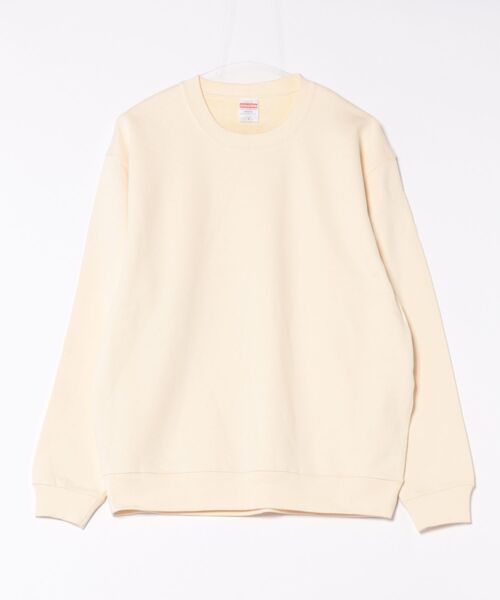 CERCA（チェルカ）の「United Athle/10.0オンス クルーネック 無地 スウェット（裏パイル）（スウェット・メンズ・グリーン/ライトカーキ/ライトオリーブ/オリーブ/パープル/ゴールド/ナチュラル/ライトピンク/ダークグリーン/グレイッシュブルー/チャコールグレー/ダークブラウン/ロイヤルブルー/ブラック/スミクロ/ホワイト/ネイビー/ライトベージュ・X-LARGE/LARGE/MEDIUM/SMALL/S）」の7枚目の写真