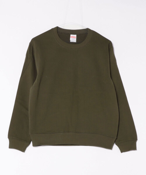 CERCA（チェルカ）の「United Athle/10.0オンス クルーネック 無地 スウェット（裏パイル）（スウェット・メンズ・グリーン/ライトカーキ/ライトオリーブ/オリーブ/パープル/ゴールド/ナチュラル/ライトピンク/ダークグリーン/グレイッシュブルー/チャコールグレー/ダークブラウン/ロイヤルブルー/ブラック/スミクロ/ホワイト/ネイビー/ライトベージュ・X-LARGE/LARGE/MEDIUM/SMALL/S）」の10枚目の写真