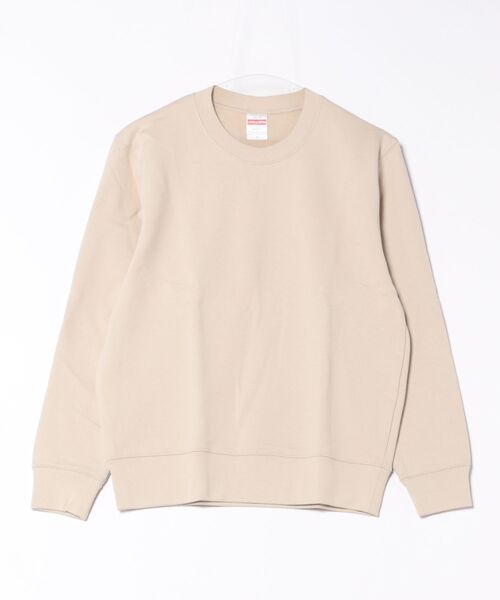 CERCA（チェルカ）の「United Athle/10.0オンス クルーネック 無地 スウェット（裏パイル）（スウェット・メンズ・グリーン/ライトカーキ/ライトオリーブ/オリーブ/パープル/ゴールド/ナチュラル/ライトピンク/ダークグリーン/グレイッシュブルー/チャコールグレー/ダークブラウン/ロイヤルブルー/ブラック/スミクロ/ホワイト/ネイビー/ライトベージュ・X-LARGE/LARGE/MEDIUM/SMALL/S）」の8枚目の写真