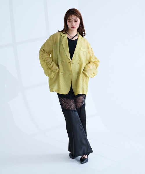 Ellno de Mavie（エルノデメヴィ）の「レースドッキングパンツ（その他パンツ・レディース・ブラック/ブルーグリーン・FREE）」の22枚目の写真